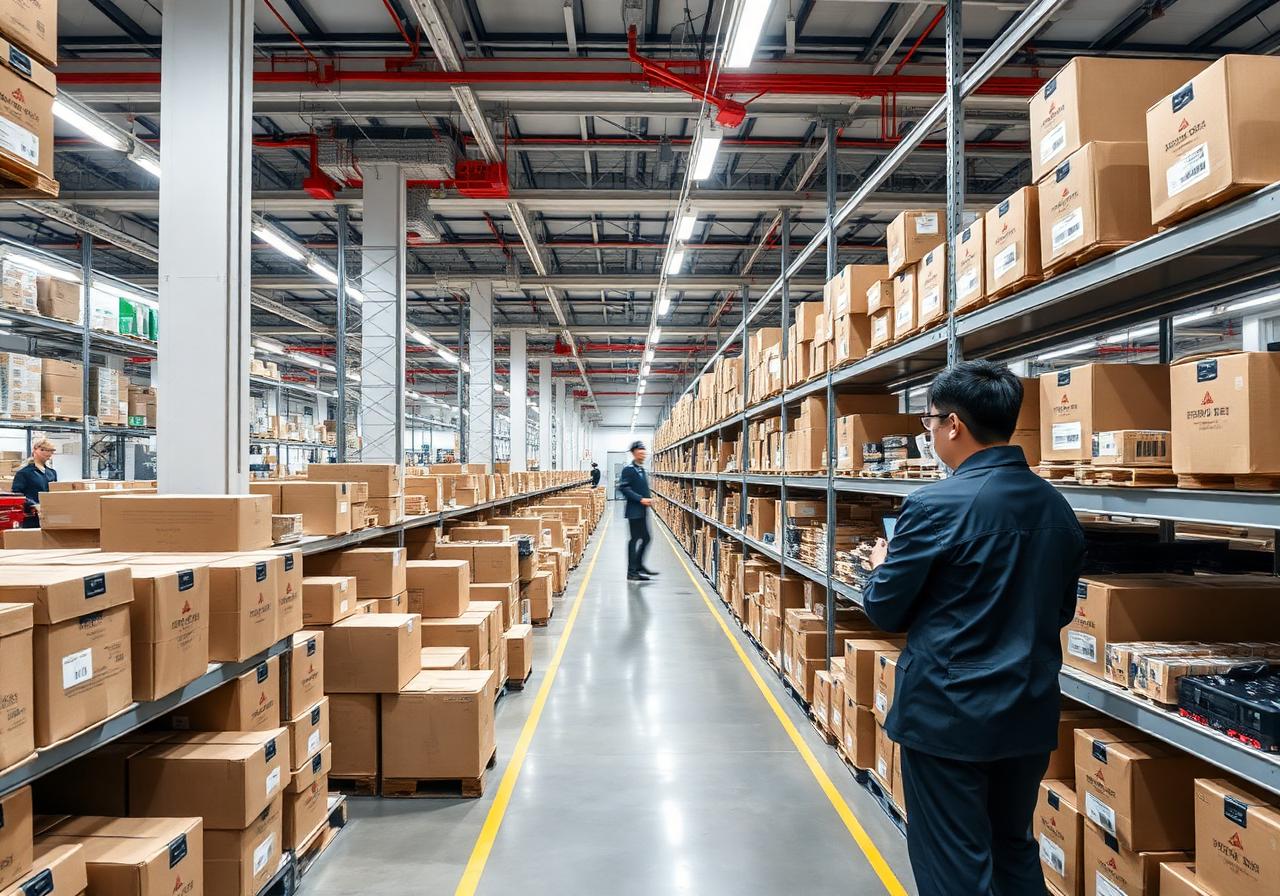 OneLink warehouse inspection in China